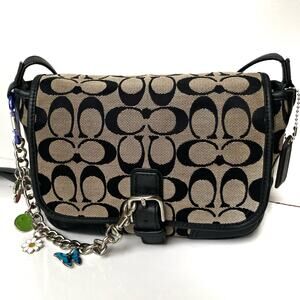 Coach Hadley Signature Crossbody with Handmade Charm | Y2K Monogram Fall Edit
